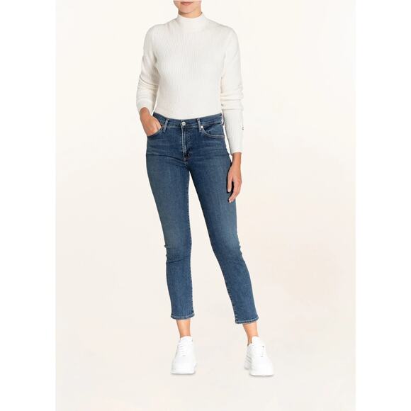 Citizens of Humanity Skyla High Rise Straight Ankle Crop Denim Jeans 28 - Picture 1 of 15